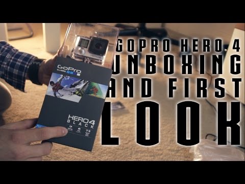 GoPro Hero 4 Black Edition - Unboxing and First look!