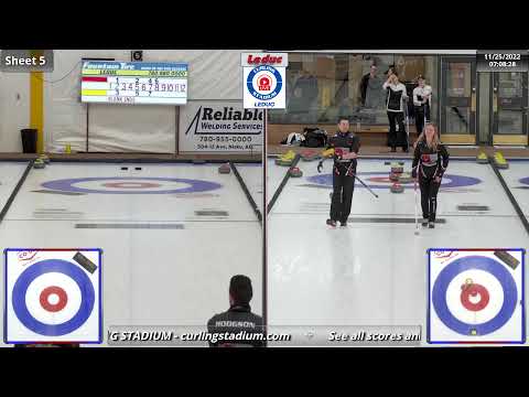 Carey/Hodgson vs. Kalk/MacAlpine - Draw 1 - Curling Stadium Alberta Curling Series Doubles