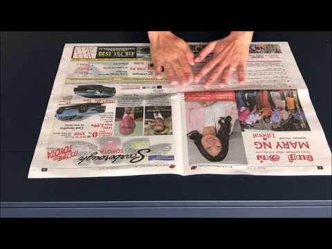 Newspaper Bag | No glue, No Scissors | How to Make a Paper Bag with Newspaper | Reduce Reuse Recycle