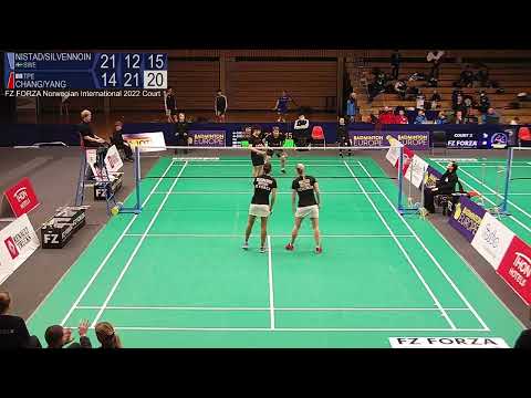 Match point - Nistad / Silvennoinen vs Chang / Yang - WD, Final - Norwegian Int. 2022