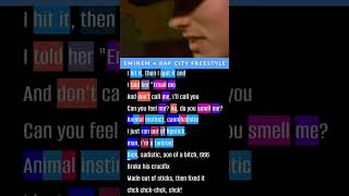 Eminem - Rap City Freestyle [2009] | Rhymes Highlighted