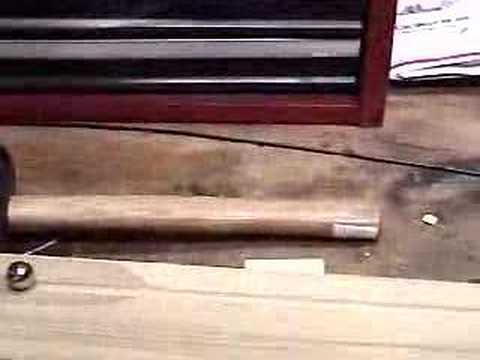 High Powered Gauss Gun Firing a Nail (part 1)