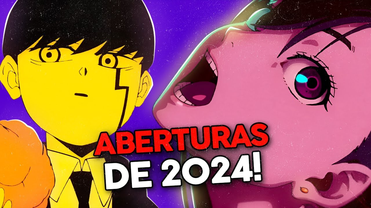 Melhores ABERTURAS de ANIME em 2024!!! 🧙👽