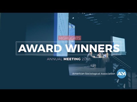 ASA Annual Meeting 2017 - Award Winners