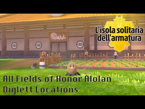 Dove trovare tutti i Diglett della Pianura Inchino - Tutorial Pokemon isola dell'armatura