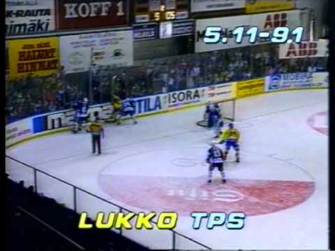Lukko-TPS 5.11.1991. RTV-Westmedia Oy. Rauma.