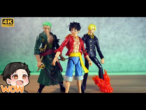 Unboxing: Anime Heroes One Piece 3 Figure Set (Luffy, Zoro, and Sanji)