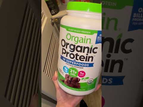 Must Have: Chocolate Flavor - Orgain Organic Vegan Protein Powder Creamy Chocolate Fudge