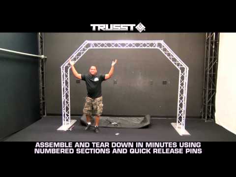 Truss system - Portable Arch Trussing Kit Perfect for Mobile DJs and Bands by TRUSST