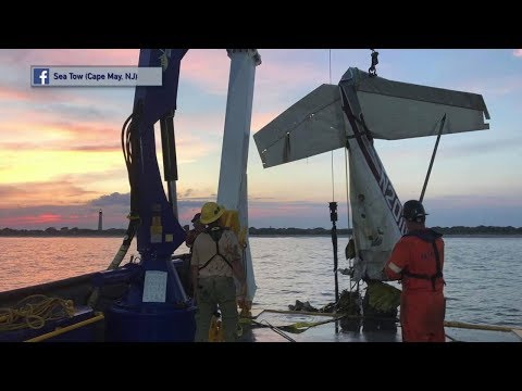 NJ Cape May County Aircraft In Water