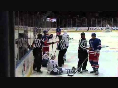 Sean Avery's Slash on Mike Komisarek