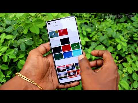 How to change keyboard theme in Oppo Reno 4 Pro