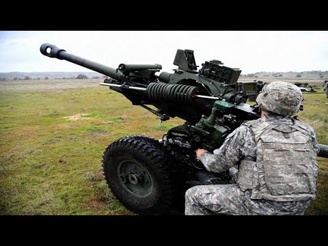 M119A1/A2 105mm Towed Lightweight Howitzer Live Fire