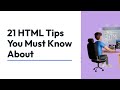 21 Best HTML Tips for Beginners in 2024