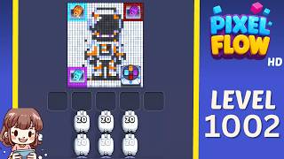 Pixel Flow Level 1002 Solution Walkthrough