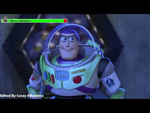 Toy Story 2 (1999) Space Battle with healthbars