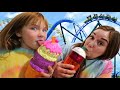 RAiNBOW Fun Land with MOM!!  Riding a Rollercoaster and Exploring new tiny Amusement Parks!