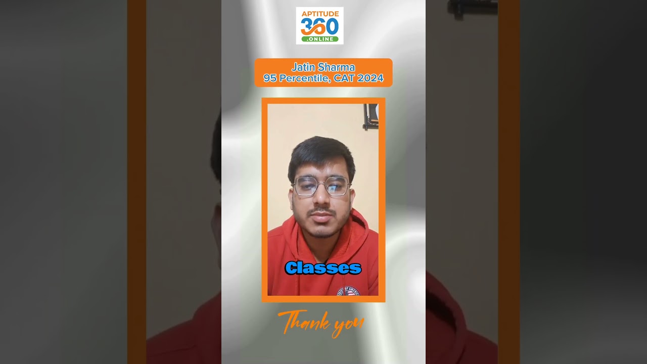 Jatin Sharma: 95 Percentile CAT 2026