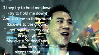 Jason Chen~Music Never Sleeps Lyrics