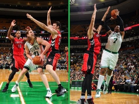 Jared Sullinger & Kelly Olynyk combined 18 pts,8 reb,9 ast vs Toronto Raptors 10/7/2013 - Highlights