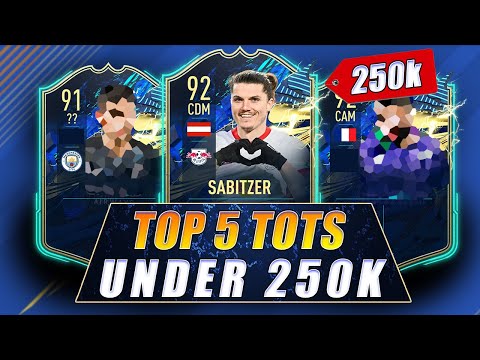 TOP 5 META TOTS CARDS UNDER 250K! - #FIFA21 Ultimate Team