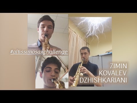 Zimin, Kovalev, Dzhishka | Altissimo sax challenge.