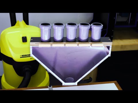 Making Simple Dust Collection Switcher // Homemade Blast Gate