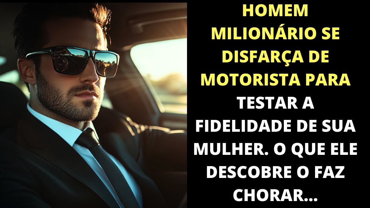 Homem Milionário se disfarça de motorista para descobrir se sua esposa o amava. O que ele descobre