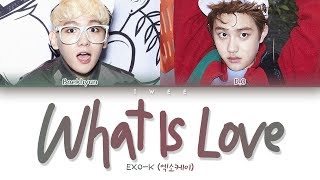 EXO-K (Baekhyun, D.O) (엑소케이 (백현,디오)) -What Is Love (Han|Rom|Eng) Color Coded Lyrics/한국어 가사