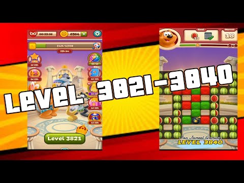 Toon Blast || Level 3821 - Level 3840 || Gameplay