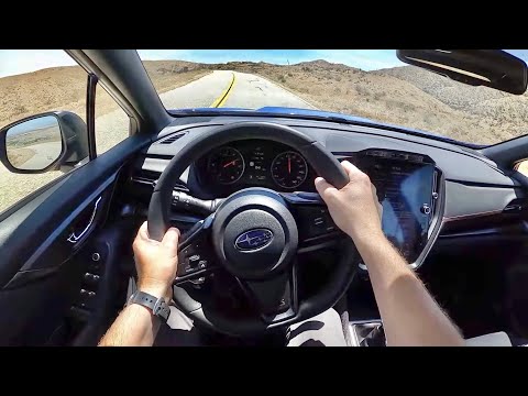 2022 Subaru WRX Premium 6MT - POV Canyon Drive (Binaural Audio)