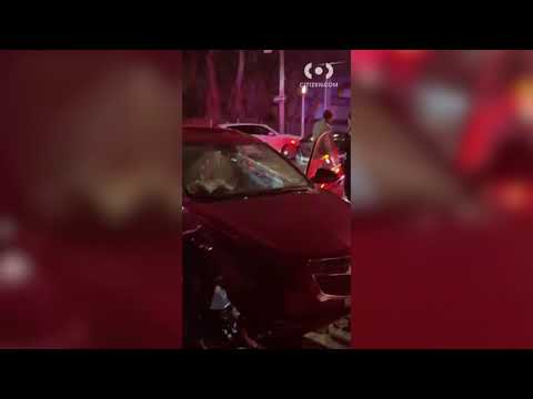 Car Crash With Injuries at Sheepshead Bay, Brooklyn