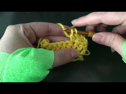 2 Double crochet cluster