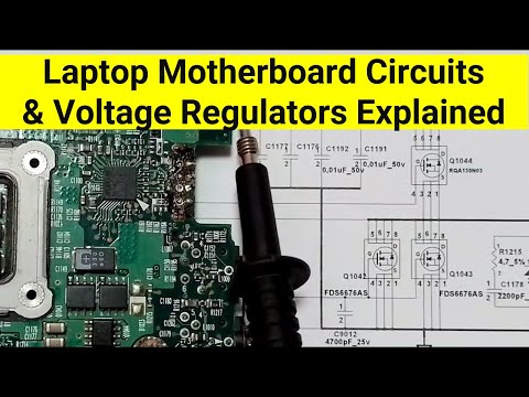 Laptop Motherboard Circuits and Voltage Regulators Explained - Laptop Motherboard Repair