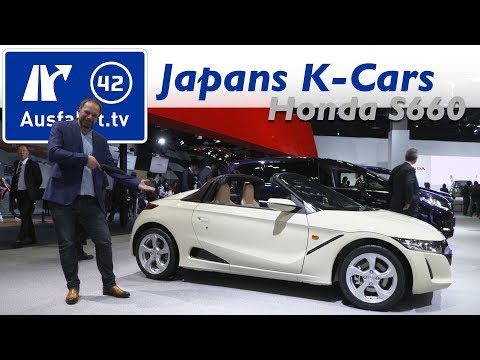 Honda S660, Daihatsu Canbus, Suzuki Hustler : Japanische Kleinstwagen K-Cars Tokyo Motor Show
