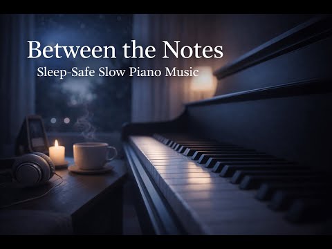 Between the Notes. Sleep safe slow piano music. #DeepSleepMusic#SlowPiano#SleepMusic#ZenMusic