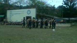 dear NAES students at Lipa Adventist Academy (marching and drilling part of the Pathfinder Fair)