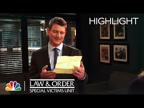 Stone Reads Benson His Father's Note - Law & Order: SVU (Episode Highlight)