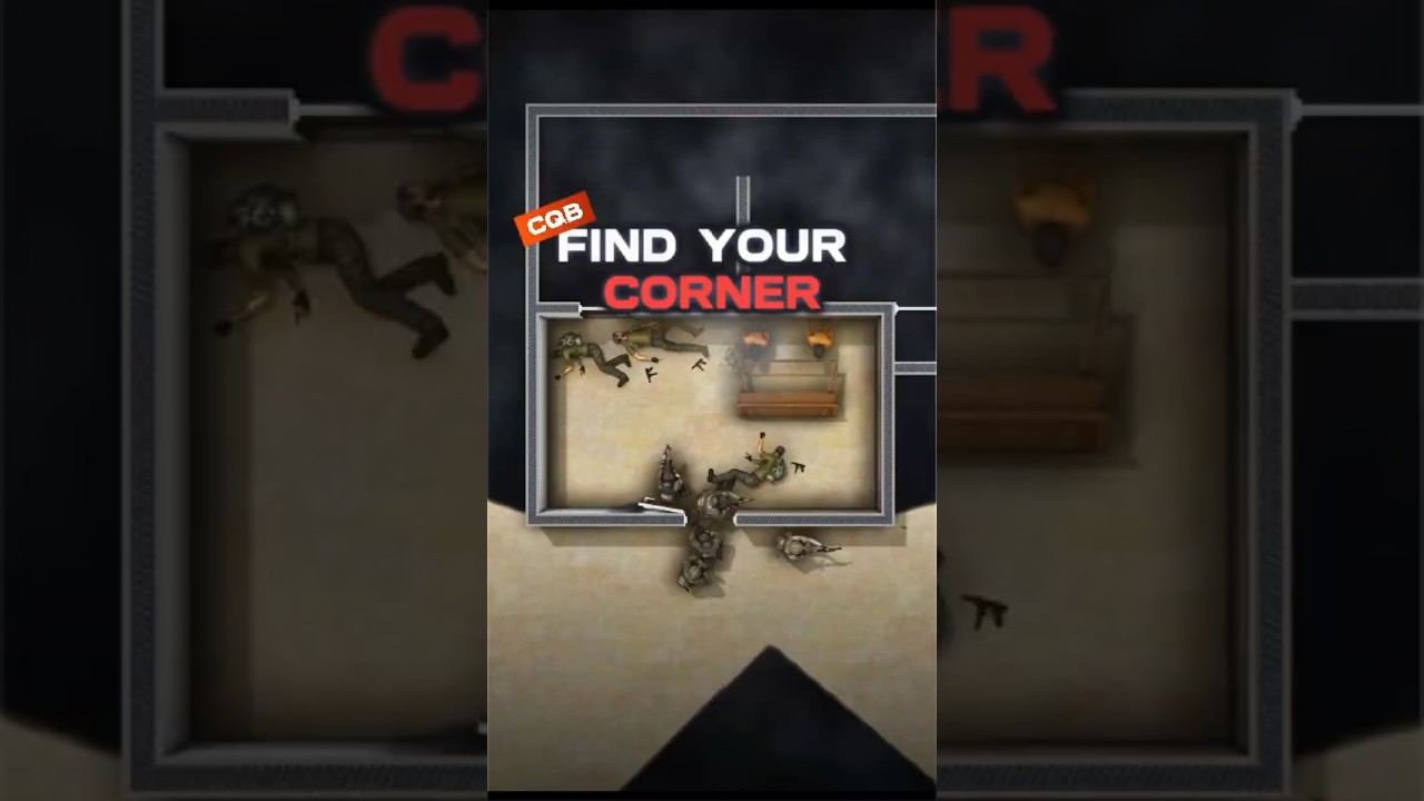 Find Your Corner in CQB | Stop Crossing Lines of Fire #tactical #cqb #milsim #doorkickers2