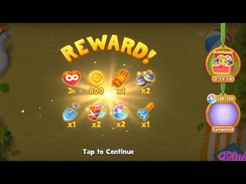 Gardenscapes level 8846 Stage 166 - 180 ❤️ Gameplay Well Done