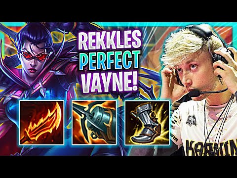 REKKLES PERFECT GAME WITH VAYNE! | FNC Rekkles Plays Vayne ADC vs Nilah!  Season 2023