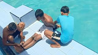 Download lagu Video Lucu Belajar Renang | Hati hati adegan berbahaya mp3