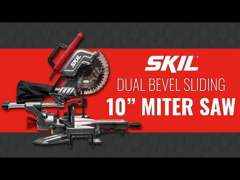 SKIL Dual Bevel Sliding 10” Miter Saw Overview with SKIL Rep