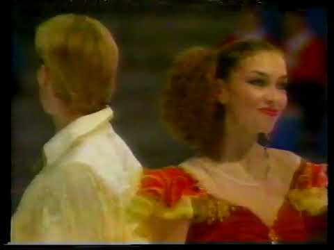 1994 European Championships (ESPN) - Original Dance - Maya Usova & Alexander Zhulin RUS