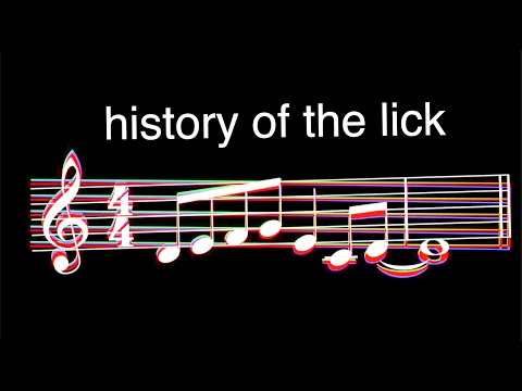 the history of the lick, i guess