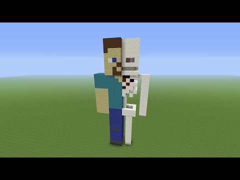 🔥EPIC Minecraft Build: Steve Anatomy Statue Tutorial!