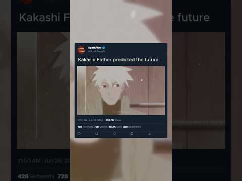 Kakashi dad saw Might Guy potential