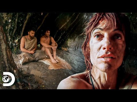 Chuva forte deixa sobreviventes ansiosos | Largados e Pelados: A Tribo | Discovery Brasil