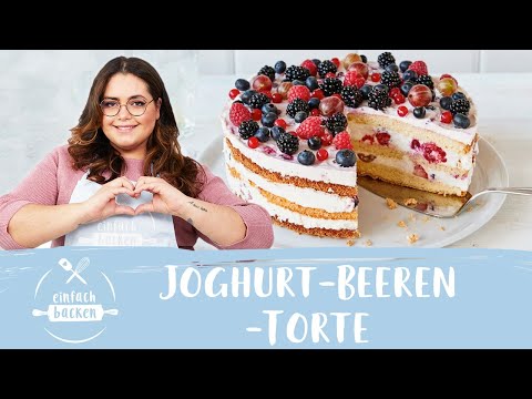 Joghurt-Beeren-Torte – die leckerste Sommertorte des Jahres! 🌞 I Einfach Backen