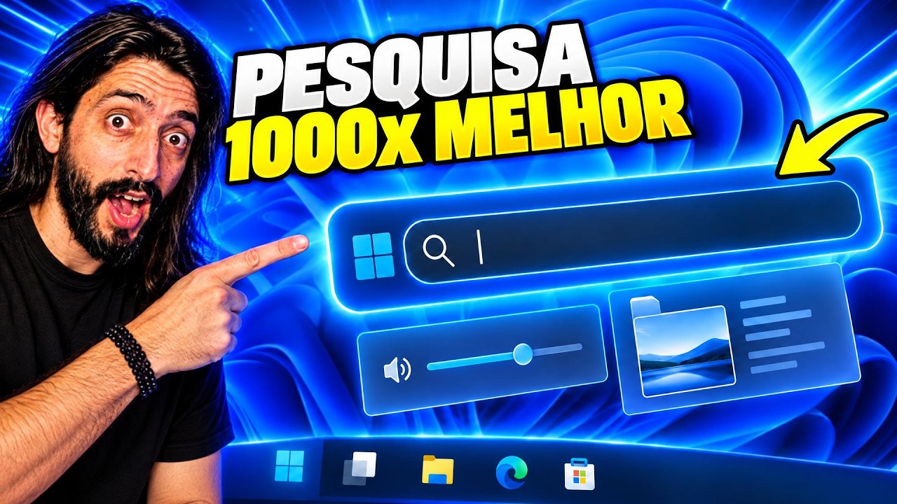 PESQUISA do Windows 11 agora está 1000x MELHOR!